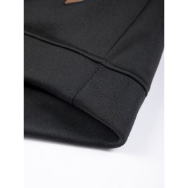 3pcs Men'S Crew Neck Sweatshirts with Fleece Lining - Vintage Style, Thick Knit Pullover Sweatshirts in Black, Navy Blue, and Maroon - Casual & Sporty for Spring, Fall, and Winter - Perfect for Outdoor Activities, Fitness, and Travel