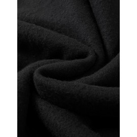 [4pcs Tatoris Print Sweater Set] 4pcs Men's Tatoris Print Sweater Set | Fashionable & Casual Drawstring Hooded Sweaters | Comfortable Long-Sleeved for Autumn & Winter