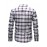 Men's Heavy-Duty Plaid Long Sleeve Dress Shirt - Winter Warmth Collar & Chest Pocket Button, Blue/White/Black/Brown Checkered Pattern, Loose Fit Casual & Formal Button-Up Coat Jacket-like Blazer (Machine Washable)