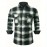 Autumn and Winter Thickened Fleece-Lined Men's Classic Outdoor Casual Home Office Wrinkle-Resistant Plaid Shirt with Multiple Pockets